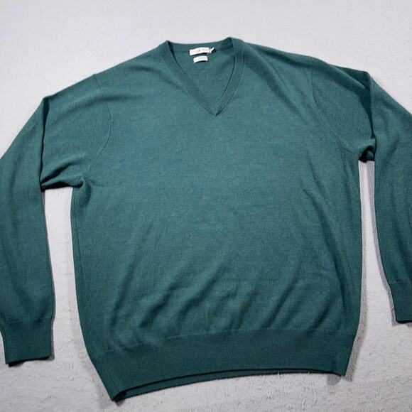 Peter Millar Sweater Mens XL V Neck Pullover Merino Wool Knit Preppy - Picture 2 of 9